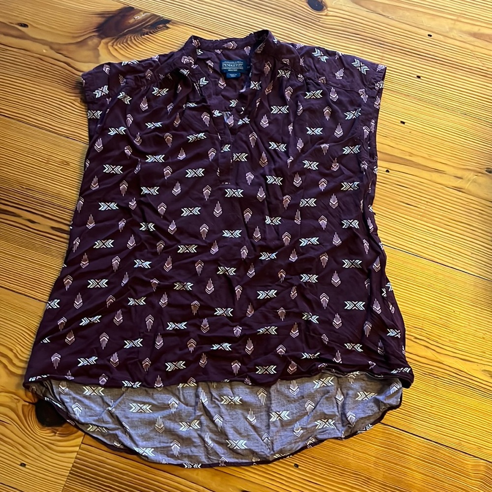 Xs Pendleton sleeveless tunic